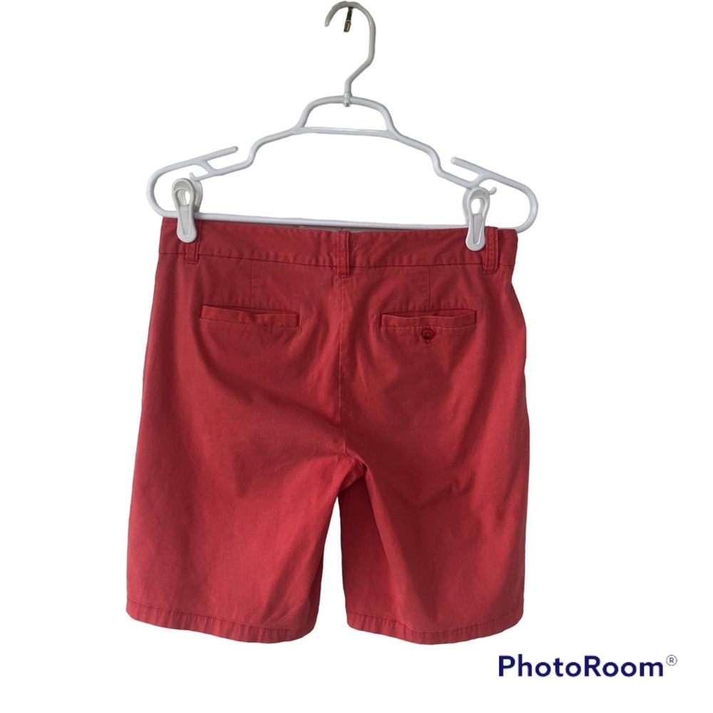 J CREW Frankie 9” Dusty Red Bermuda Chino Shorts - Picture 3 of 11